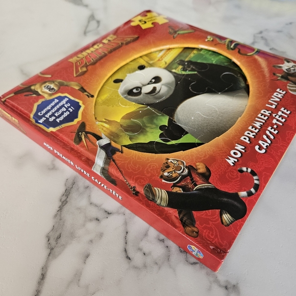 3 for $30 Dreamworks Kung Fu Panda FRENCH puzzel book. - Picture 2 of 13